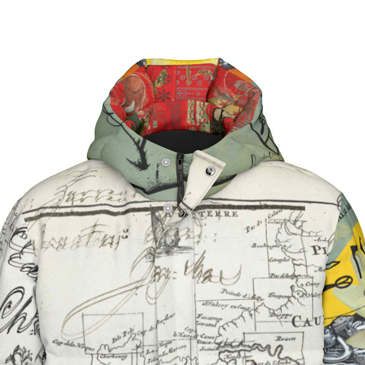 MAP AND SOME ILLUSTRATIONS X THE BORING HEADDRESS II II II ALT. FACE