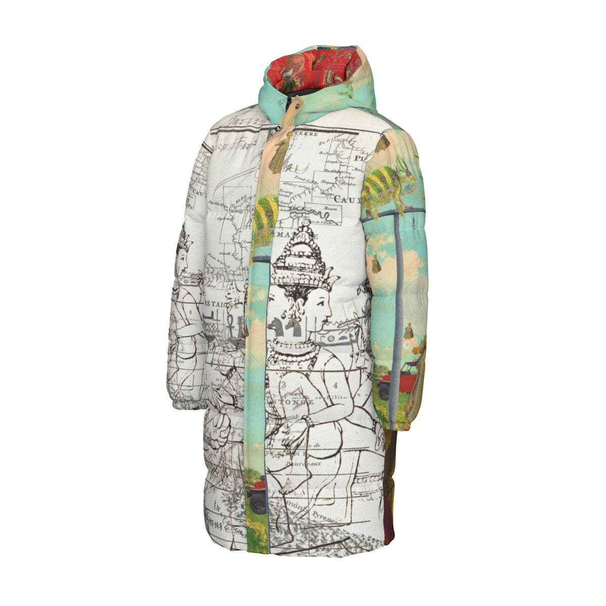 MAP AND SOME ILLUSTRATIONS X DANDELIONS X THE BORING HEADDRESS II II